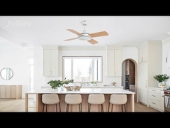 36 Inci kecil langit-langit kipas dengan MDF pisau AC Motor Untuk Kamar Anak-anak