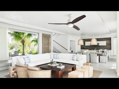 Kipas Angin Langit-Langit LED Jauh Dengan 3 Bilah Kayu Modern Untuk Kamar Tidur