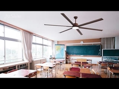 Penggemar Langit-langit Logam Dengan Lembar Aluminium Motor DC Volume Udara Tinggi