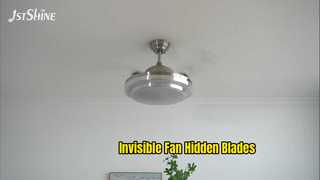 Lampu LED Kipas Langit-Langit Tak Terlihat Motor DC
