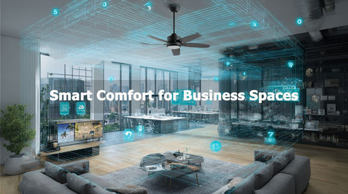 Berita perusahaan terbaru tentang Bagaimana Kipas Angin Langit-Langit Kontrol Cerdas Merevolusi Rumah dan Ruang Komersial