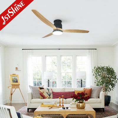Beli Led Ceiling Fan Dengan Remote Control, 52 Inches Flush Mounting Quiet Motor Dc pembuatan online