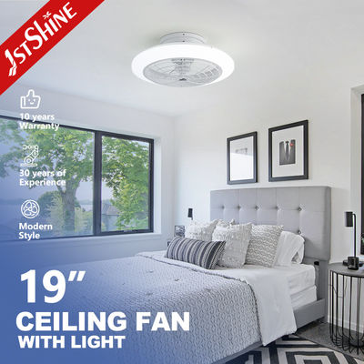 Beli Kipas Langit-Langit LED 19 Inci, Kipas Langit-Langit Flush Mount Motor Tenang Dengan Cahaya pembuatan online