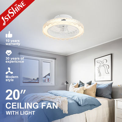 Beli Lampu Kipas Langit-langit LED Kamar Tidur Cerdas Dengan Cangkang Akrilik Motor DC pembuatan online
