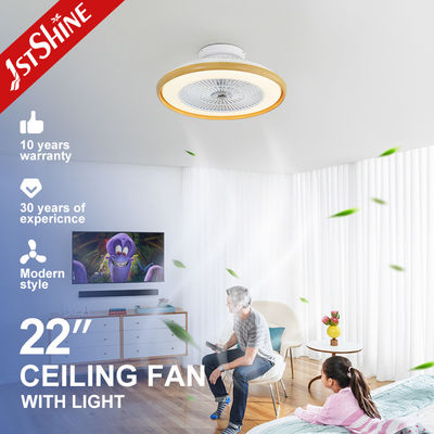 Beli Kipas langit-langit LED dimmable dengan jarak jauh dan aliran udara tinggi 110-240V/50Hz-60Hz Profil rendah pembuatan online
