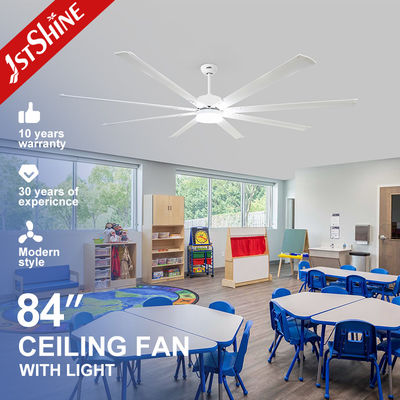 Beli 84 Inch Aluminium Metal Blade Ceiling Fan Brushless Inverter Motor pembuatan online