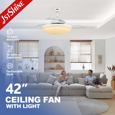 Beli Smart Wifi Control Lampu LED kecil tak terlihat kipas langit-langit untuk kamar tidur 42 Inch pembuatan online