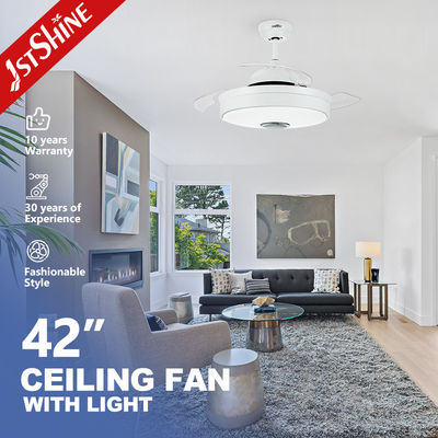 Beli WiFi Control 6 Kecepatan 35W lampu kipas tarik dengan hidden blade pembuatan online