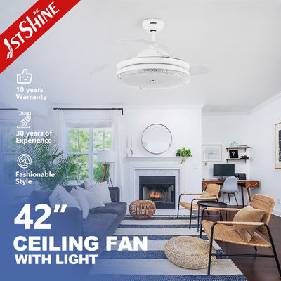Beli Kipas Angin Langit-Langit Tak Kasat Mata 6-Kecepatan dengan Lampu LED dan Remote Control 1stshine 3*Baling-Baling PC pembuatan online