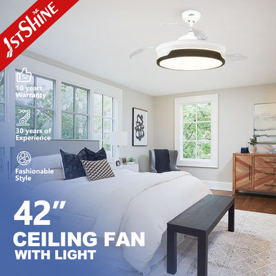 Beli Modern retractable DC 65W Smart Ceiling Fan Light Dimmable 5 Kecepatan pembuatan online