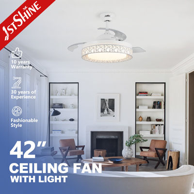 Beli Fan langit-langit 42 inci dengan pisau tersembunyi dan tubuh lampu logam pembuatan online