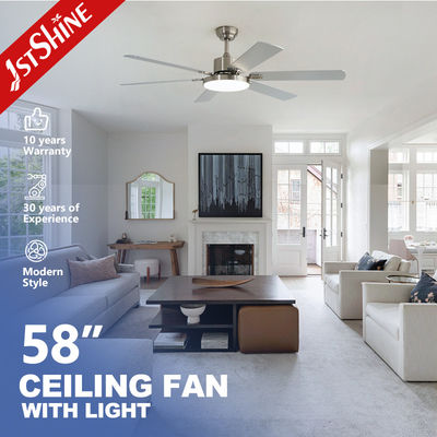 Beli High Volume Natural Wind LED Ceiling Fan dengan 6 MDF Blades dan Gaya Desain Modern 10- pembuatan online
