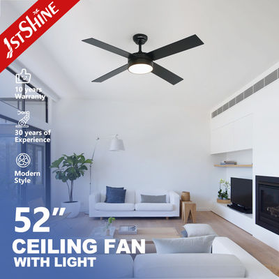 Beli Kipas langit-langit dengan lampu, bilah MDF dekoratif 16W, ruang tamu 52 inci, listrik, dengan 2- pembuatan online