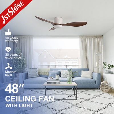 Beli 48 Inch Plastik Smart App Control Ceiling Fan Untuk Langit-langit Rendah pembuatan online