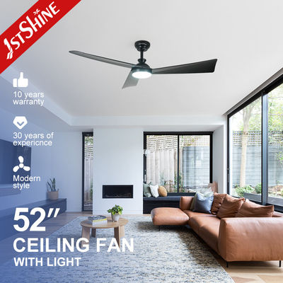 Beli 52 Inch Dimmable LED Light Ceiling Fan Dengan Lampu Remote Control 6 Kecepatan pembuatan online