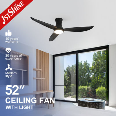 Beli Black LED Ceiling Fan With Remote Control Low Voltage High Speed pembuatan online