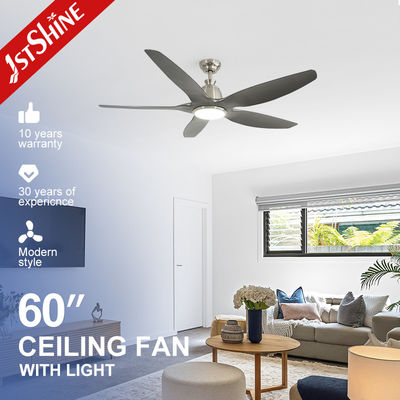 Beli Kipas Langit-langit LED yang Dapat Diredupkan Hemat Energi Multi Warna/OEM 10 untuk Motor 5 Bilah Plastik pembuatan online