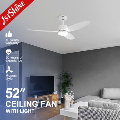 Beli Kipas langit-langit putih dengan lampu dimmable tenang kecepatan tinggi remote control pembuatan online