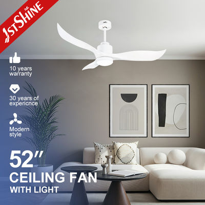 Beli Desain Modern 220V Mewah Putih ABS Bilah Kipas Angin Langit-Langit LED dengan Remote Control pembuatan online