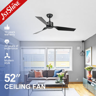 Beli Kipas Angin Langit-langit 1stshine Industrial 52 Inci Hitam Bilah ABS Motor DC Remote Control pembuatan online