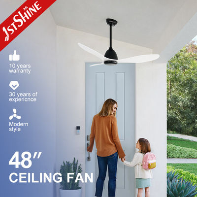 Beli Kipas Angin Langit-langit dengan Bilah ABS 48 inci dengan Remote Control 6 Kecepatan Tanpa Desain Lampu Mewah pembuatan online