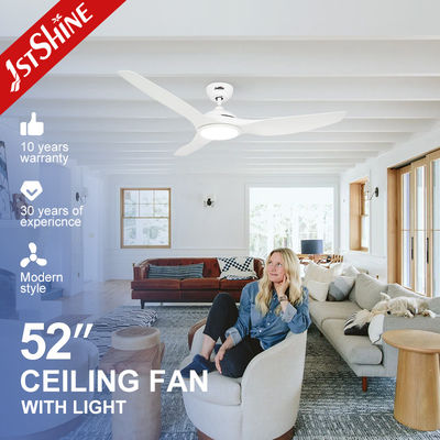 Beli ROHS 52 Inch Putih Low Noise Large Airflow Ceiling Fan Led Enam Kecepatan Remote Control pembuatan online