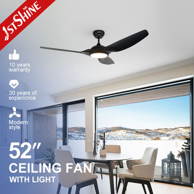 Beli Kipas Angin Langit-Langit Motor DC 6 Kecepatan LED 35w Dengan Remote Control Bilah ABS Hitam pembuatan online