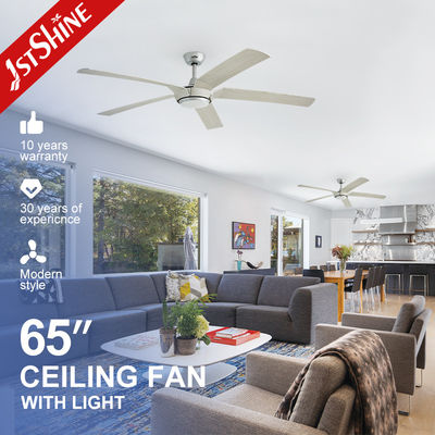Beli Ruang Besar 65 Inci 5 Blade LED Lampu Pendinginan dengan remote control dan 110-240V / 50Hz-60Hz pembuatan online