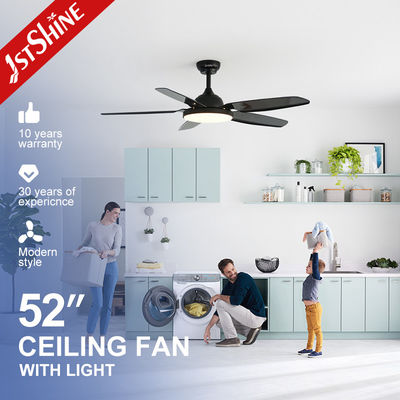 Beli Kipas Langit-langit Hitam Dengan Cahaya Dan Remote Control ABS Blade Low Noise pembuatan online