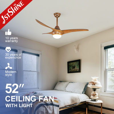 Beli 52'' 3 Blade Bladeless Konsumsi hemat energi LED Lampu langit-langit kipas dan solusi pencahayaan pembuatan online