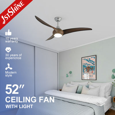 Beli Kipas Angin Langit-Langit dengan Bilah ABS Perak 52 Inci dengan Lampu LED dan Remote Control dalam Desain Mewah pembuatan online