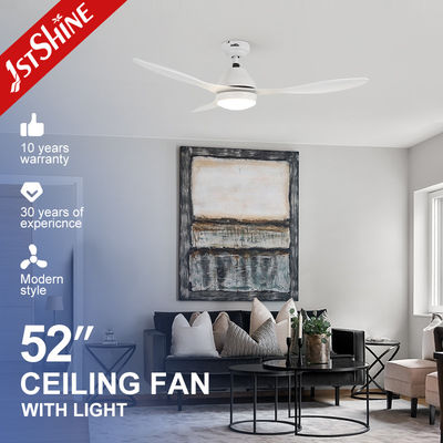 Beli Home Office Kipas angin langit-langit putih 52 inci dengan lampu LED dan remote dalam warna mullit pembuatan online