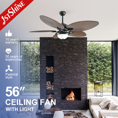 Beli Dekoratif 5 Blade 56 Inch Classic Ceiling Fans Dengan Remote Control pembuatan online