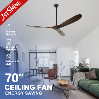 Beli 70 Inci 3 Fener Langit-langit Kayu Padat Dengan Remote Control Motor DC pembuatan online