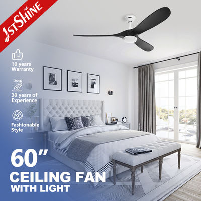 Beli Kipas Angin Langit-Langit Kayu 3 Bilah 60 Inci dengan Lampu untuk Kamar Tidur Performa Tahan Lama pembuatan online