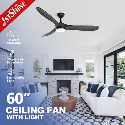 Beli Fan Langit-langit Hitam 3 Blade Solid Wood Blade Motor DC Kecepatan Tinggi Low Noise pembuatan online