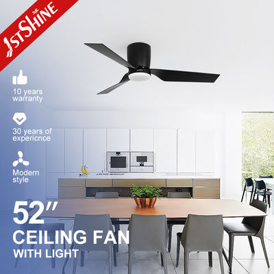 Beli DC Motor ABS Blade Black Modern Ceiling Fan Profil Kecil Dan Rendah pembuatan online