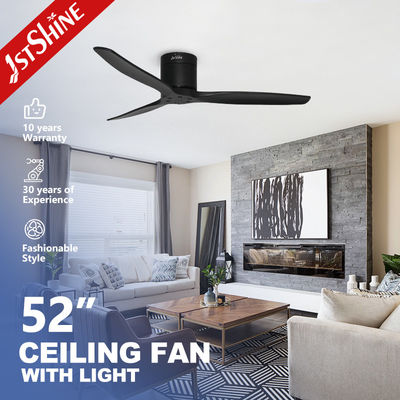 Beli 1stshine Fan Langit-langit Desain sederhana Motor AC Putih 3 Kecepatan Remote Control pembuatan online