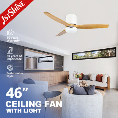 Beli 3 Natural Wooden Blades Flush Mount Smart App Control Pendinginan Lampu Led pembuatan online