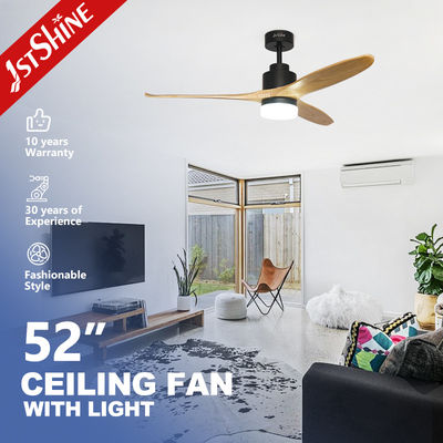 Beli Kipas Angin Langit-Langit 3 Bilah Kayu Solid Bebas Goyang Dengan Remote Control pembuatan online