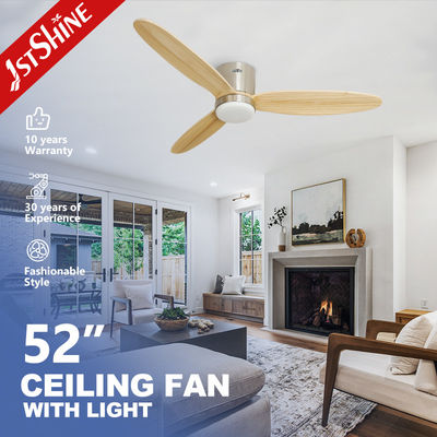 Beli 1stshine Lampu langit-langit dengan LED dan Tiga Pisau Kayu Lampu Body Material Meat Kamar tidur pembuatan online