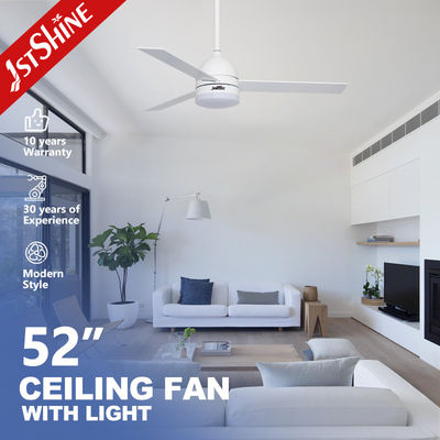 Beli Kipas Angin Langit-Langit LED Modern Peredup 3 Plywood 52 Inci Tiga Kecepatan pembuatan online