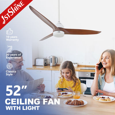 Beli 52 Inch Fener Langit-langit Kayu Dengan Cahaya Reversible Dc Motor Smart Remote Control pembuatan online