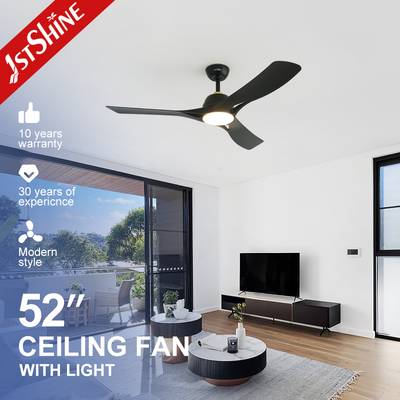 Beli Kipas Angin Langit-Langit Ruang Tamu Modern 52 Inci Dengan Lampu LED Bilah Plastik Motor DC pembuatan online