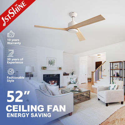 Beli Solid Wood Ceiling Fan 52 Inch with 3 Blades and DC Motor Featuring 6 Speed Remote Control for Residential and Commercial Spaces pembuatan online