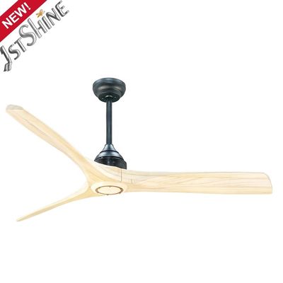 Harga bagus Kipas langit-langit kayu dengan jarak jauh Kelas A Efisiensi energi dan desain modern on line