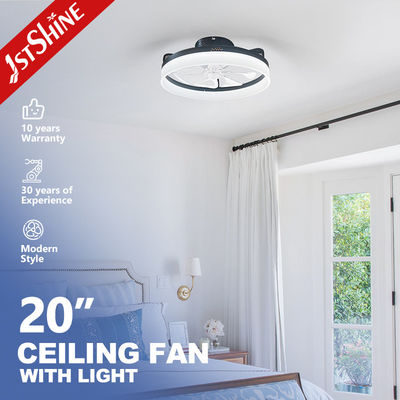 Harga bagus Tutup Bladeless LED Ceiling Fan Dengan Dimmable Led Light Putih Modern Untuk Ruang Belajar on line