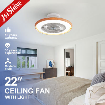 Harga bagus Smart Control Bladeless LED Ceiling Fan Gaya Modern DC Motor Dimmable LED Light on line