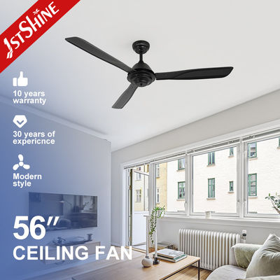 Harga bagus 1stshine Fan Langit-langit dengan 6 kecepatan remote control Standar angin Hitam logam bilah on line