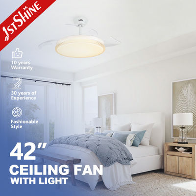 Harga bagus Acrylic Blades Invisible Ceiling Fan Dengan Lampu / DC Motor Energy Saving on line